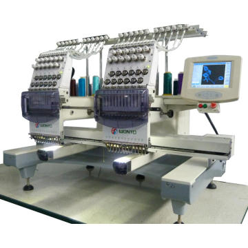 Computerized Two Head Sewing for Cap and Flat Embroidery Machine